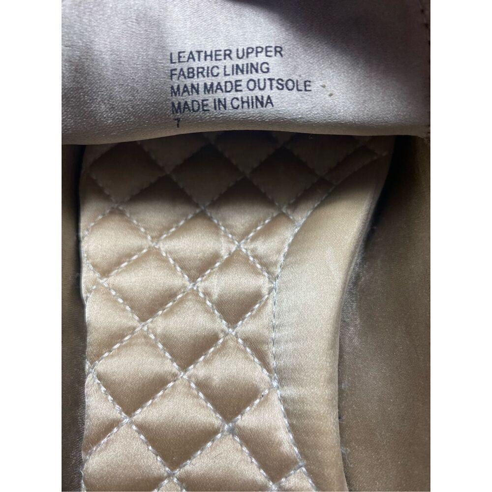 Birdies The Starling Shadow Tan Suede Slip On Quilted Cushion Sole Flats Wms Sz - Picture 7 of 8